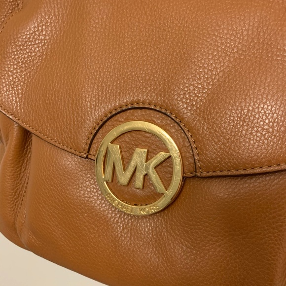 Michael Kors Cognac leather handbag - Picture 2 of 6